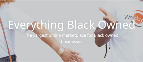 WeBuyBlack homepage